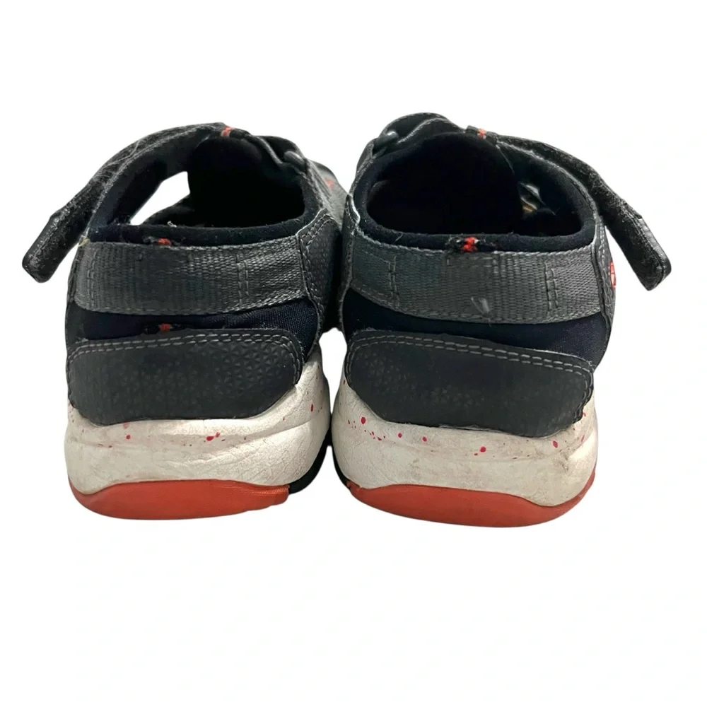 Keen Newport NEO H2 Sz 2 Grey & Orange Closed Toe Sandals